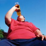 obese drinking