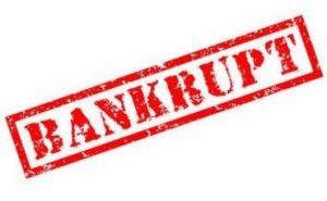 bankrupt